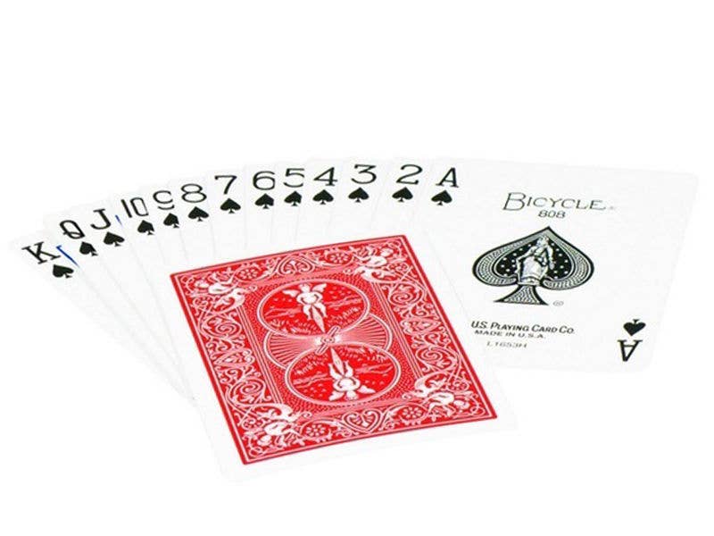 Bicycle Rider Back Standard Playing Cards – Red