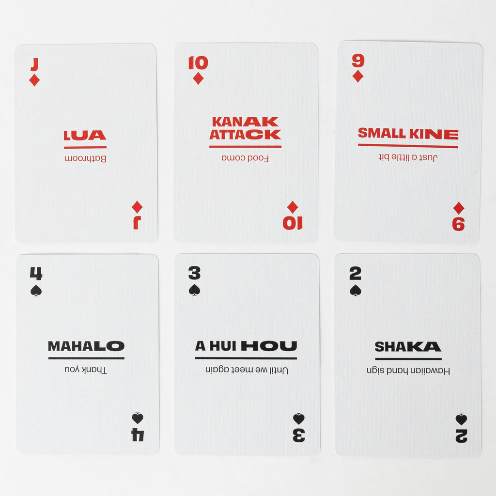 Hawaiian Lingo Playing Cards