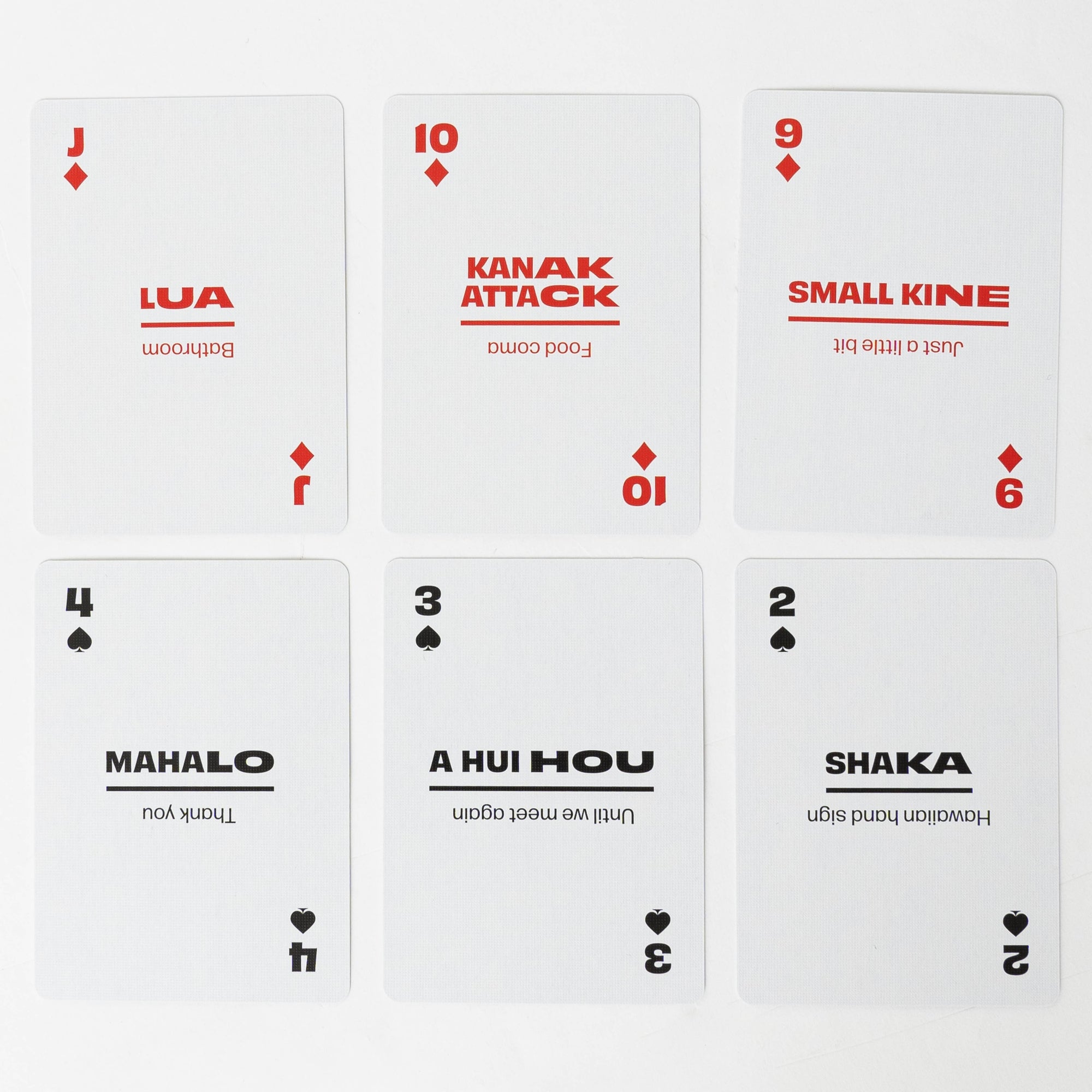 Hawaiian Lingo Playing Cards
