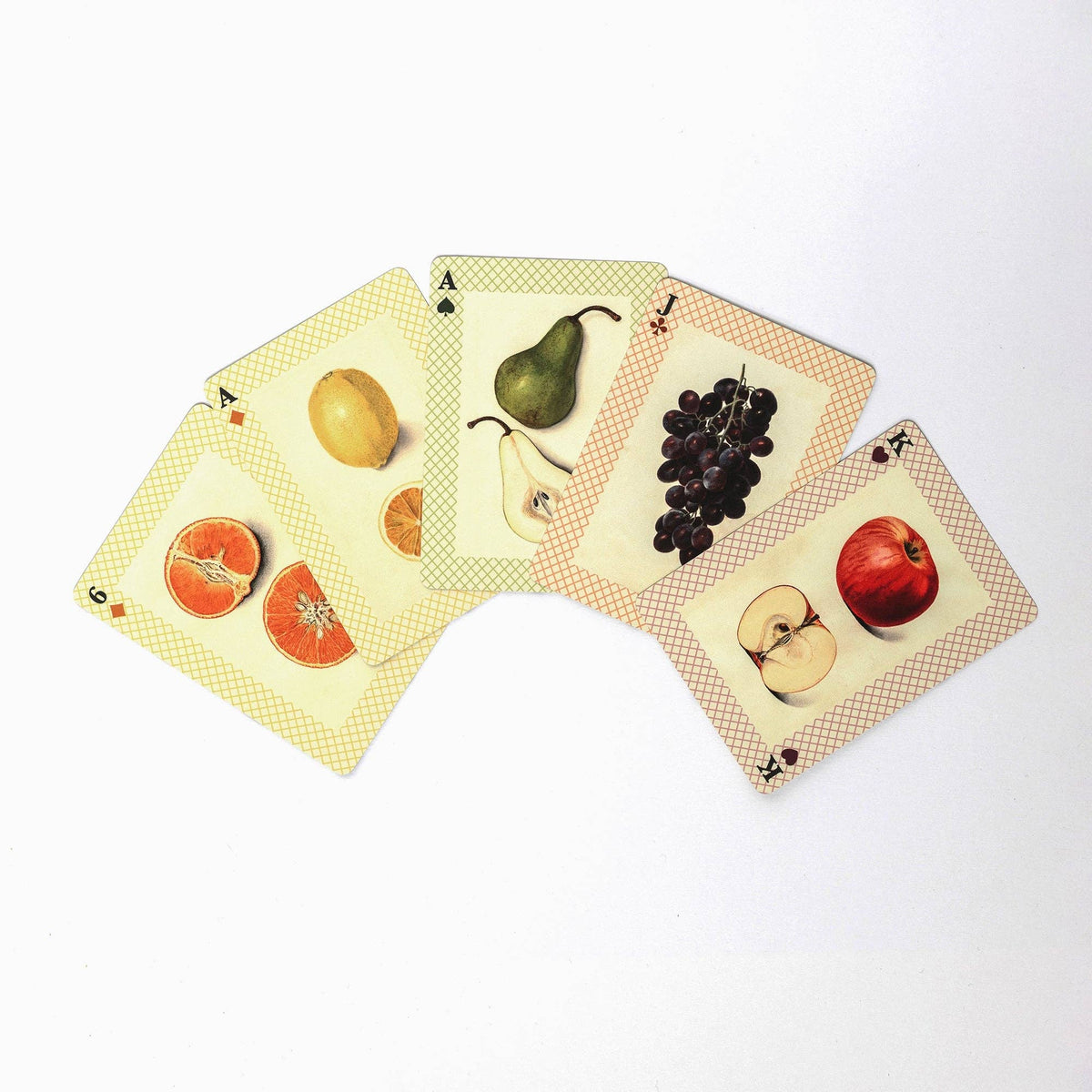 Roomytown Watercolour Fruits Playing Cards