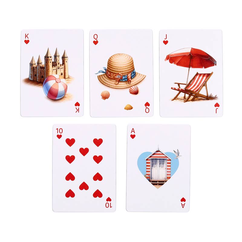 Puckator Coastal Playing Cards – Seaside & Beach Deck