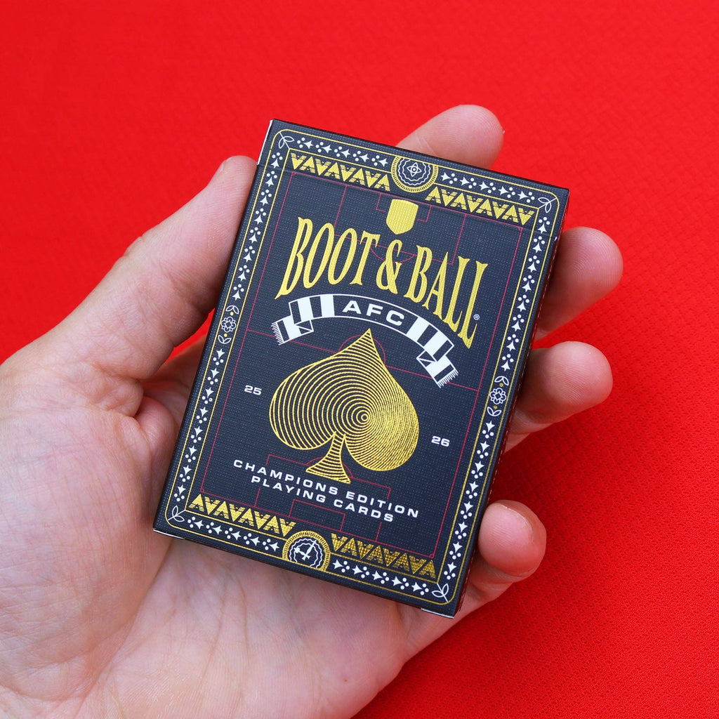AFC Champions Playing Cards Arsenal 25/26 Limited Edition Boot & Ball