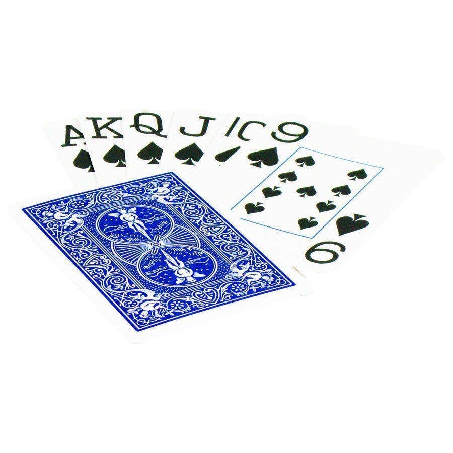 Bicycle Prestige Jumbo Index Blue Playing Cards – 100% Plastic