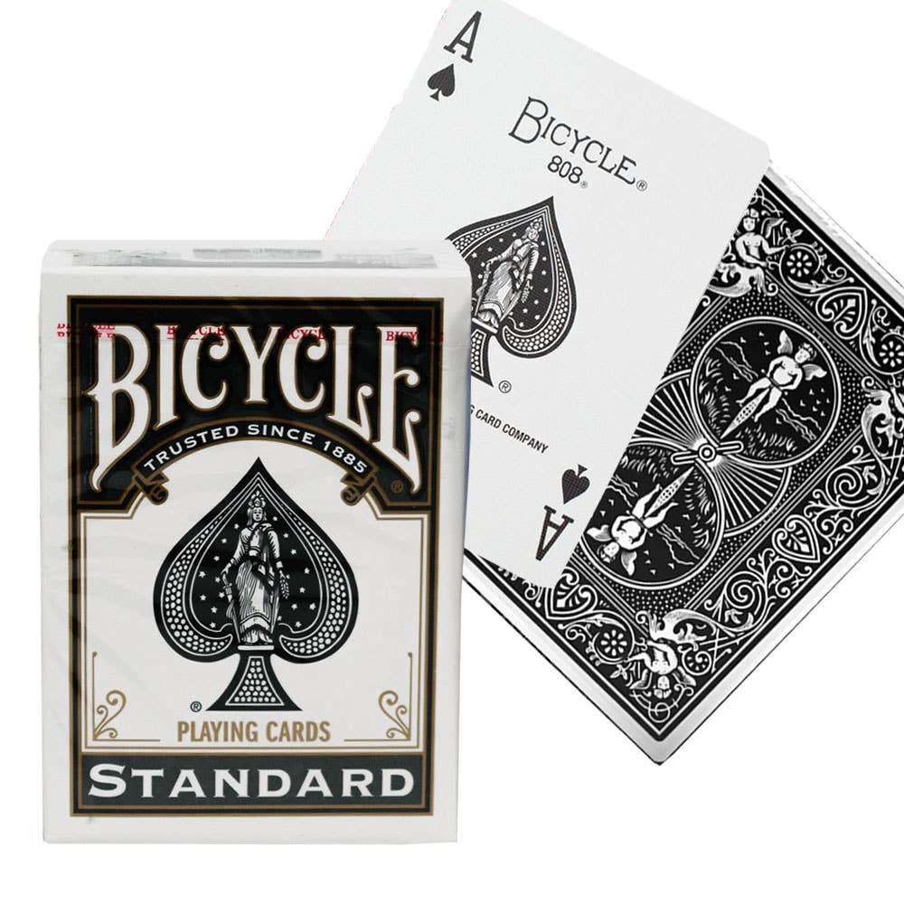 Bicycle Rider Back Playing Cards 4 Pack – Black & Red