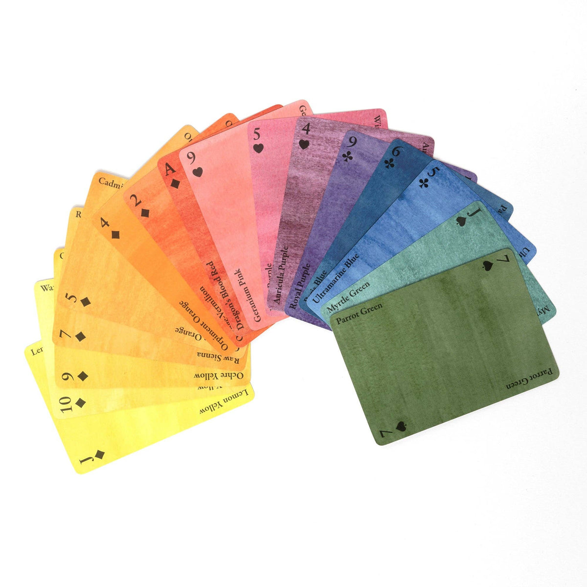 Nomenclature of Colours Playing Cards - Roomytown