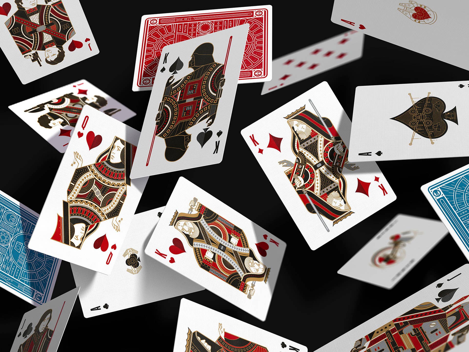 Star Wars Light Side Cards (Blue) Theory11