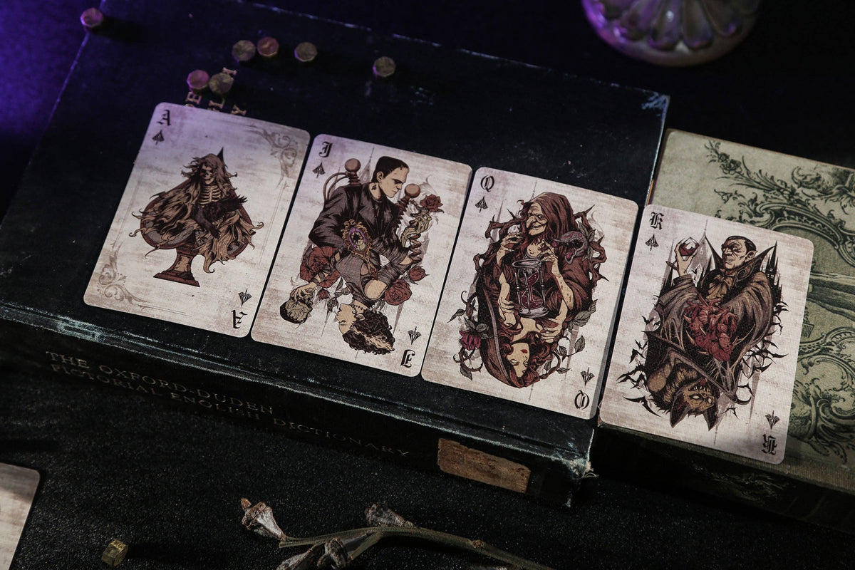 Haunted Castle Playing Cards - Silver Key Society