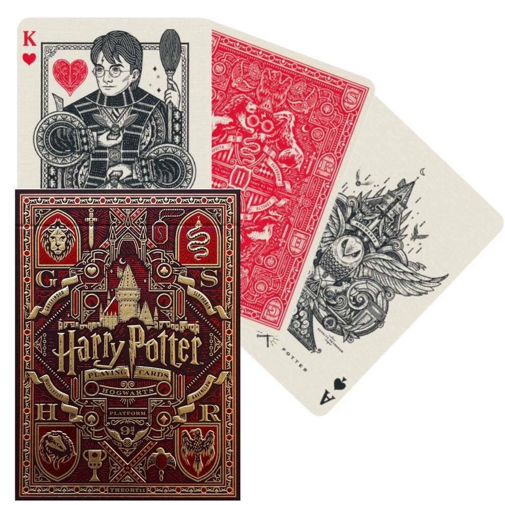 Harry Potter Gryffindor Red Theory 11 playing cards
