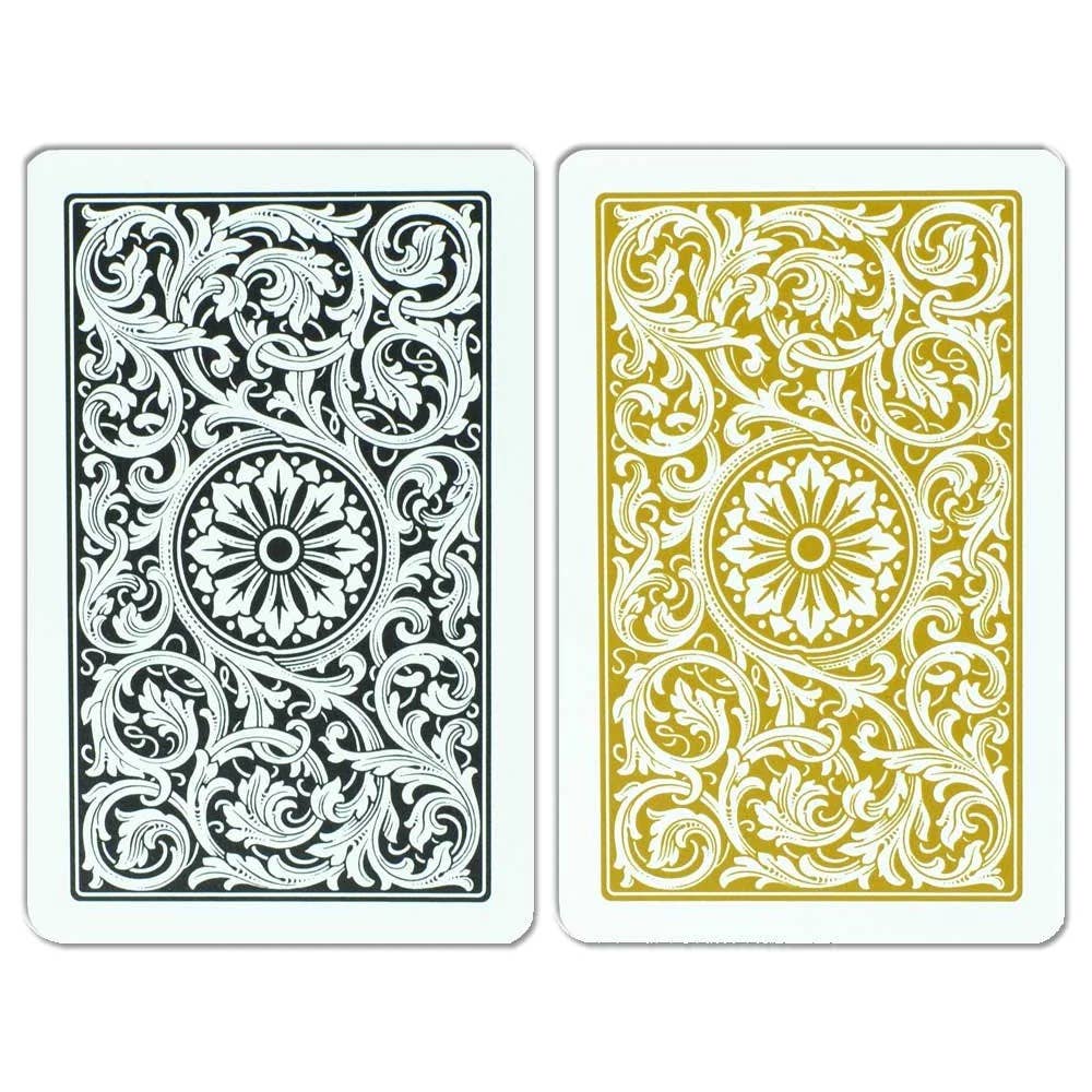 COPAG 1546 Elite Bridge Size Regular Index Playing Cards – Black & Gold Double Deck