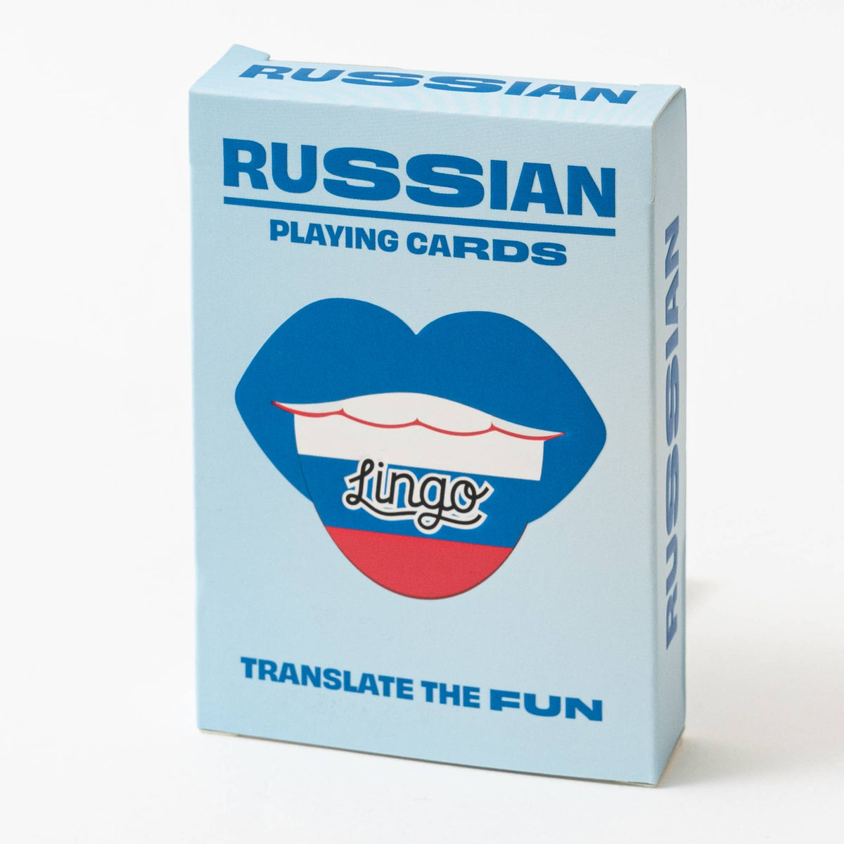 Lingo Russian Playing Cards – Learn Russian 52 Phrase Deck