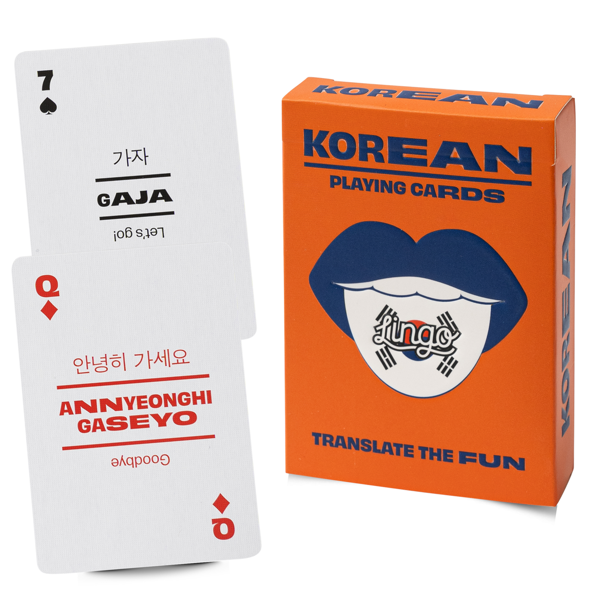Korean Lingo Playing Cards – Learn Korean Language Deck