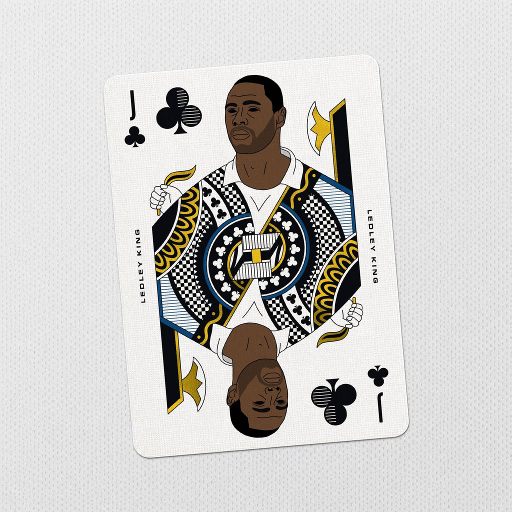 North London Whites Playing Cards – Tottenham Legends Gold Foil by Boot and Ball
