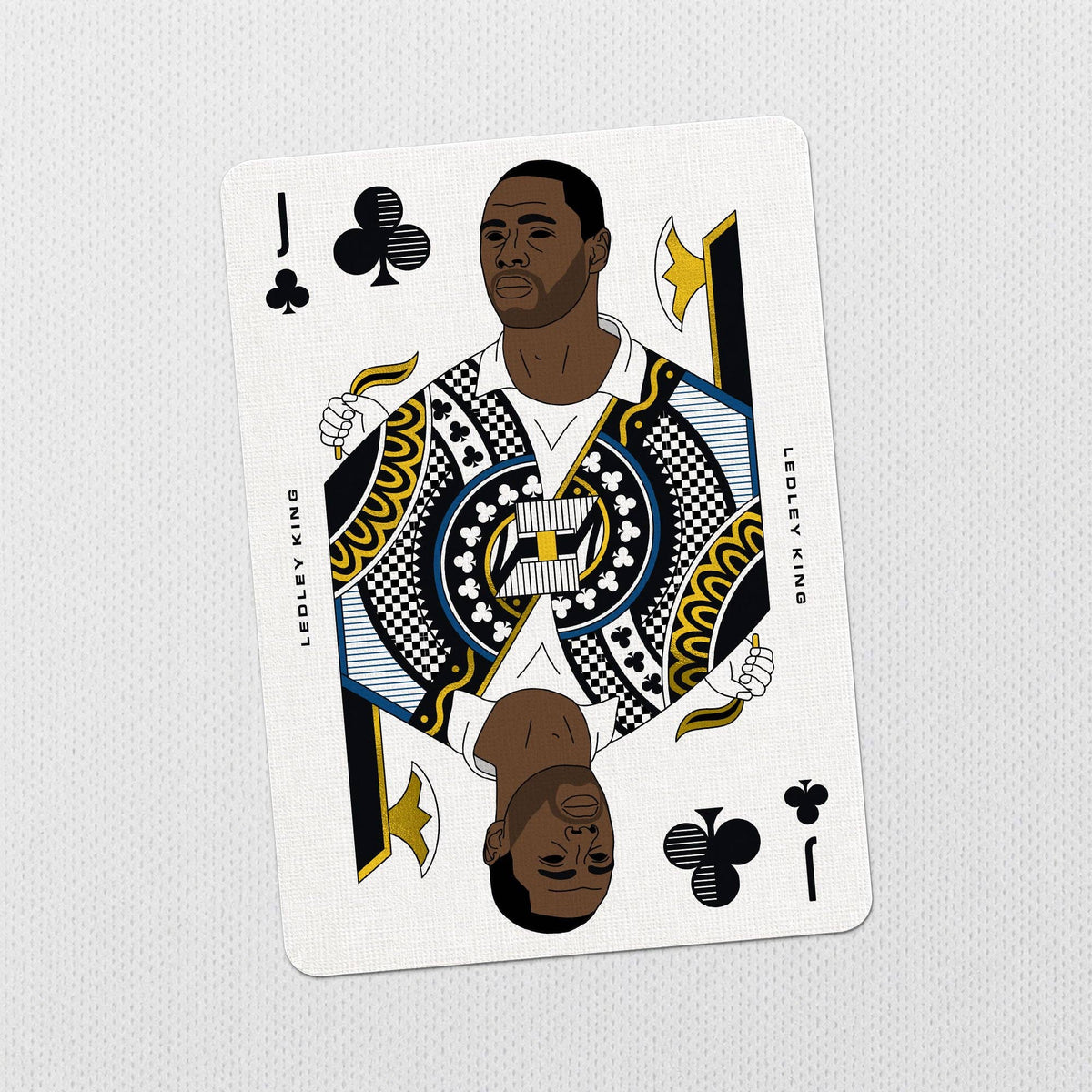 North London Whites Playing Cards – Tottenham Legends Gold Foil by Boot and Ball