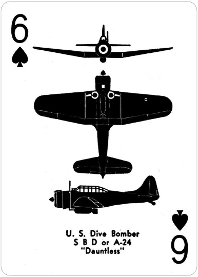 Airplane Spotter Playing Cards – WWII Aircraft Identification Deck