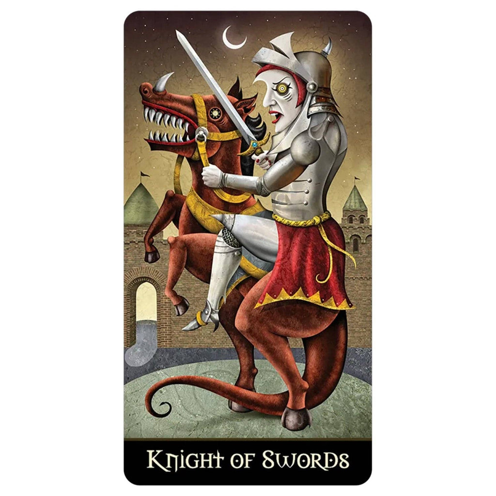 Deviant Moon Tarot Borderless Miniature Edition - (Mini Tarot Cards)