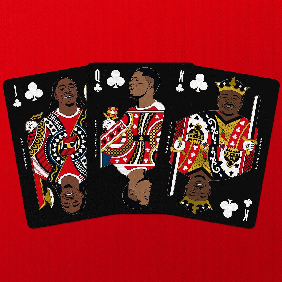 AFC Champions Playing Cards Arsenal 25/26 Limited Edition Boot & Ball