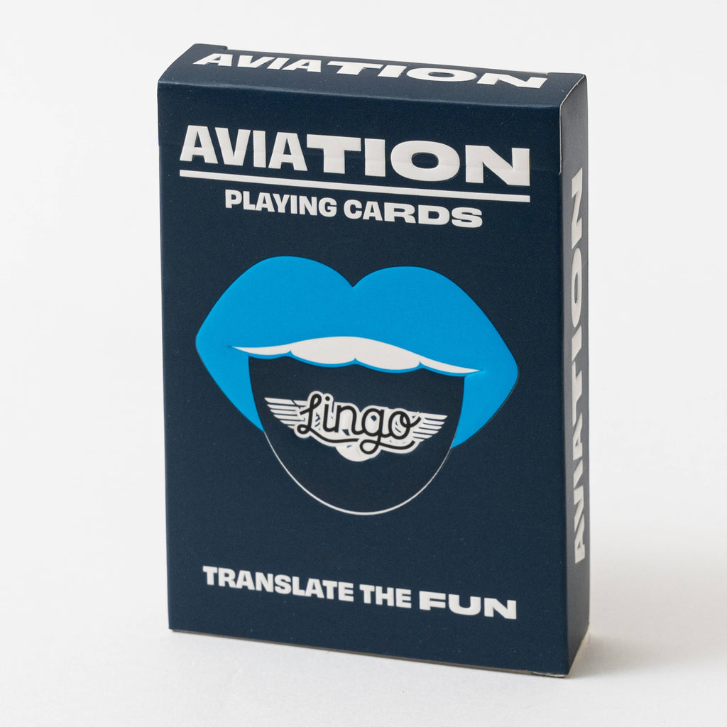 Aviation Lingo Playing Cards