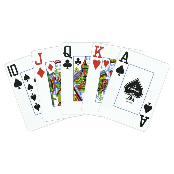 1546 Copag Elite Jumbo Index Playing Cards – Gold & Black Double Deck