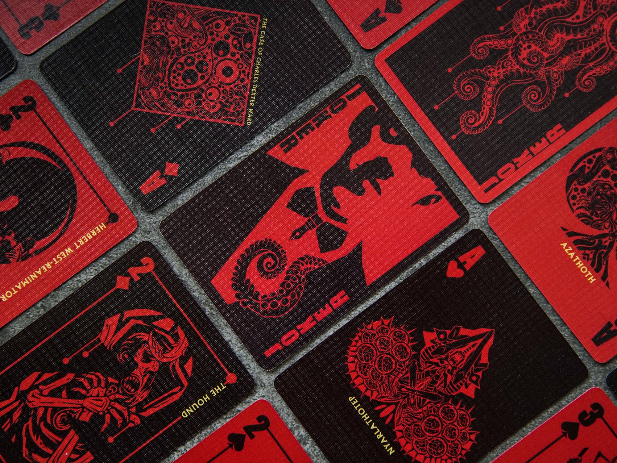 Lovecraft A-K: Cthulhu Mythos Playing Cards – Red Edition