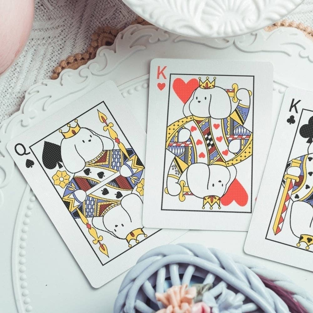 The Cat’s & Dog's Diary Playing Cards: Dog (Green)