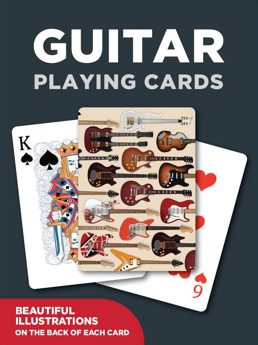 Guitars Playing Cards by Coach House