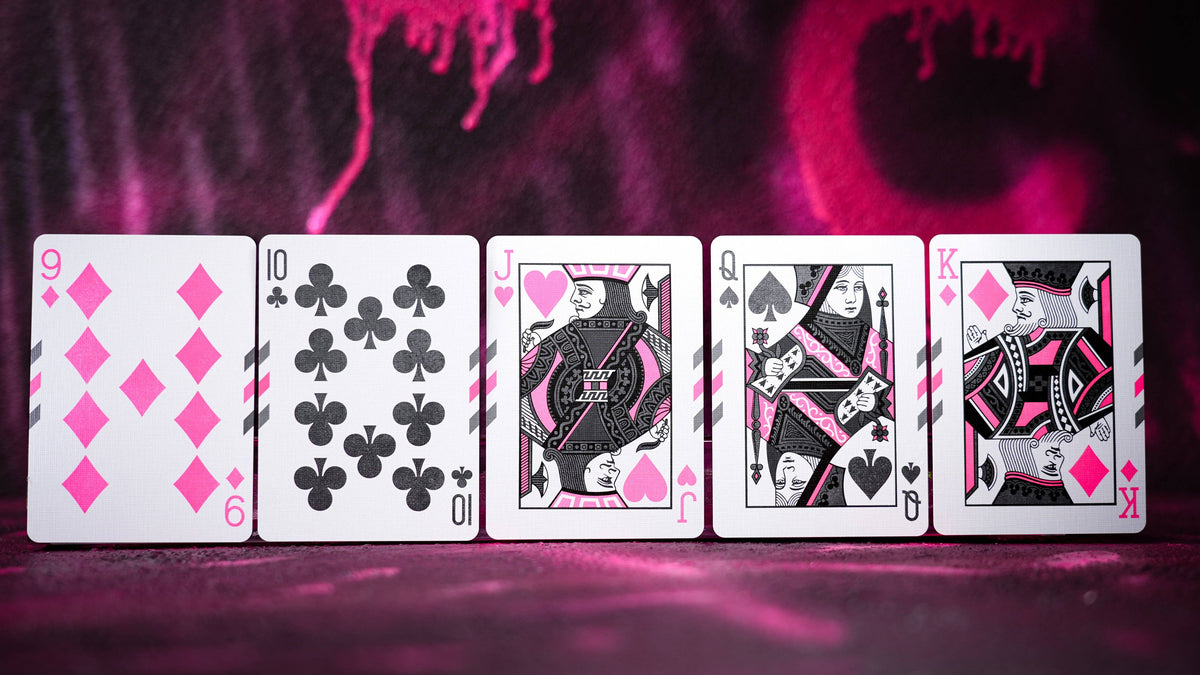 Flexible Pink Playing Cards by TCC