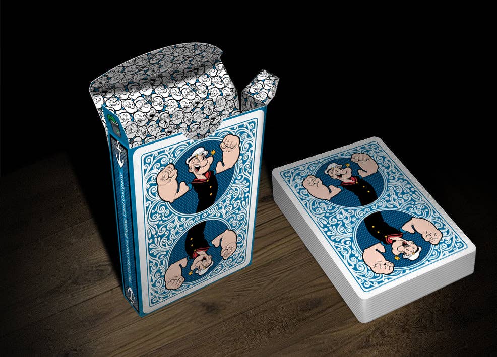 Bicycle  Popeye The Sailor Man Playing Limited Edition