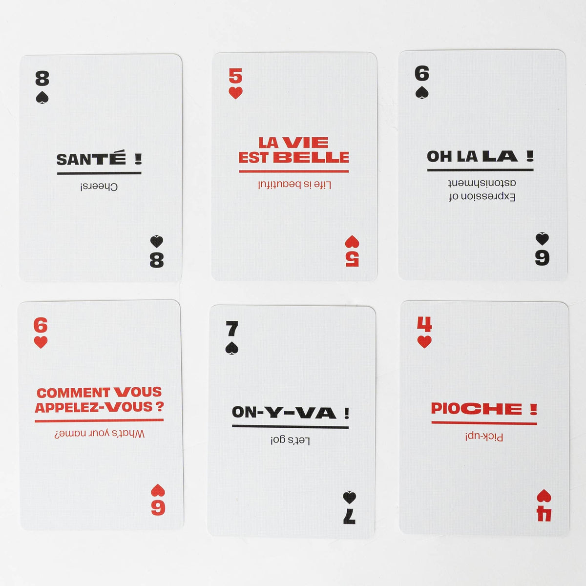 Lingo French Travel Playing Cards