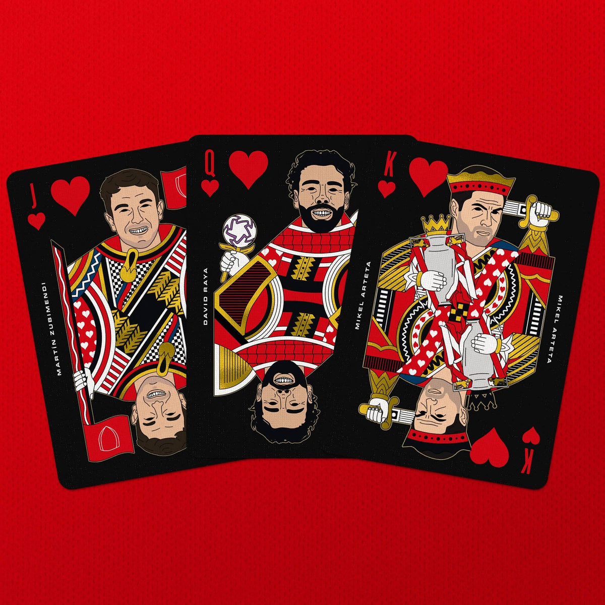 AFC Champions Playing Cards Arsenal 25/26 Limited Edition Boot & Ball