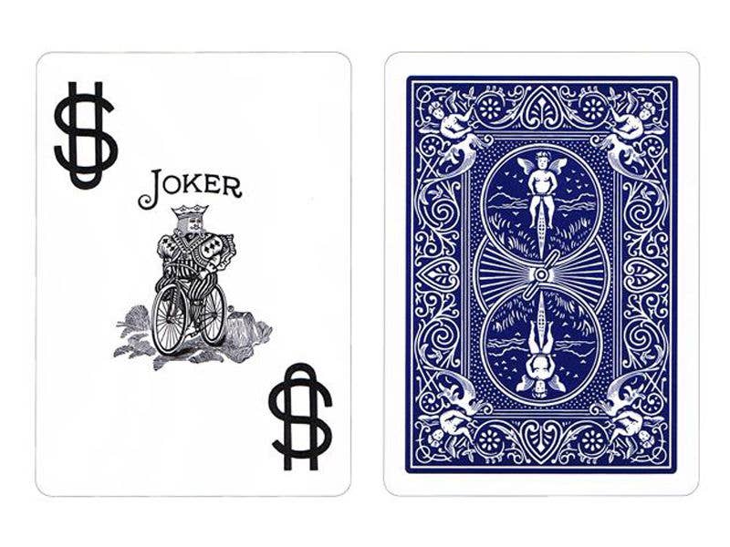 Bicycle Prestige Jumbo Index Blue Playing Cards – 100% Plastic