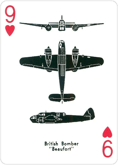 Airplane Spotter Playing Cards – WWII Aircraft Identification Deck