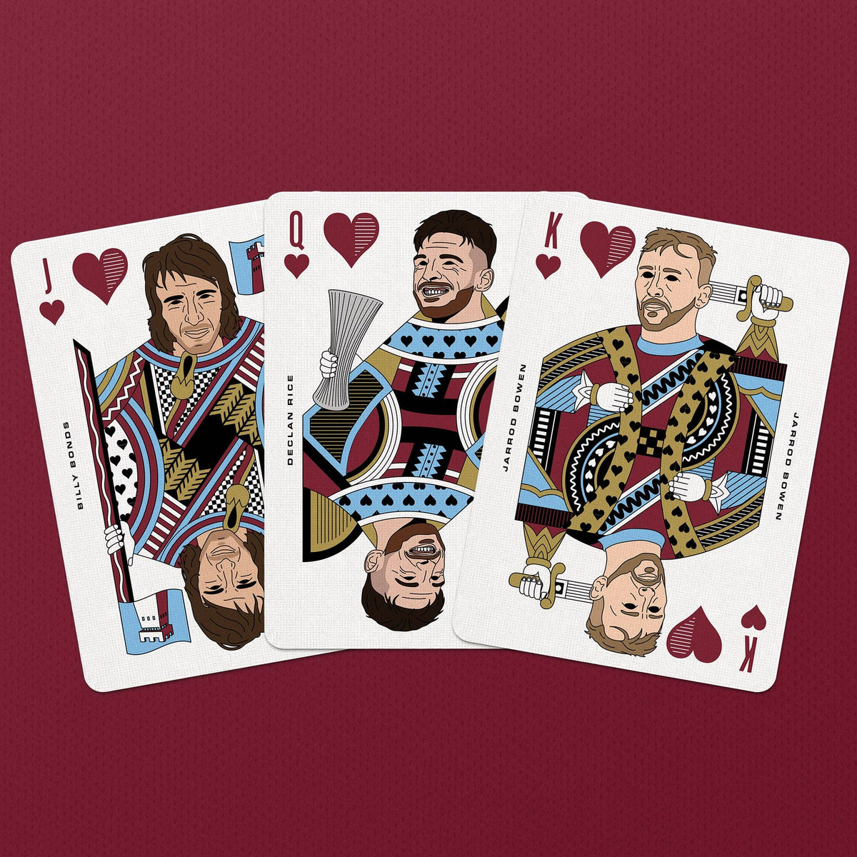 West Ham United Playing Cards – Boot & Ball Football Legends Deck