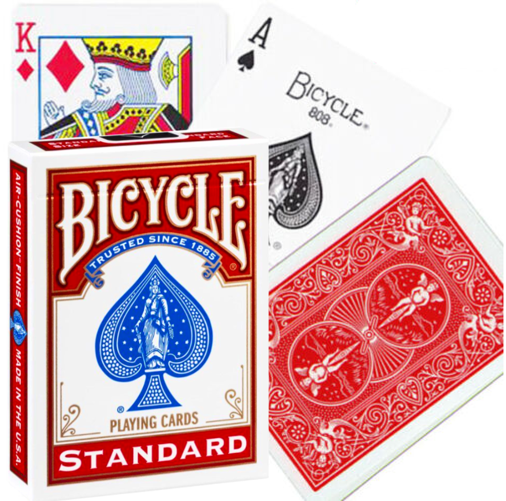 Bicycle Rider Back Standard Playing Cards – Red