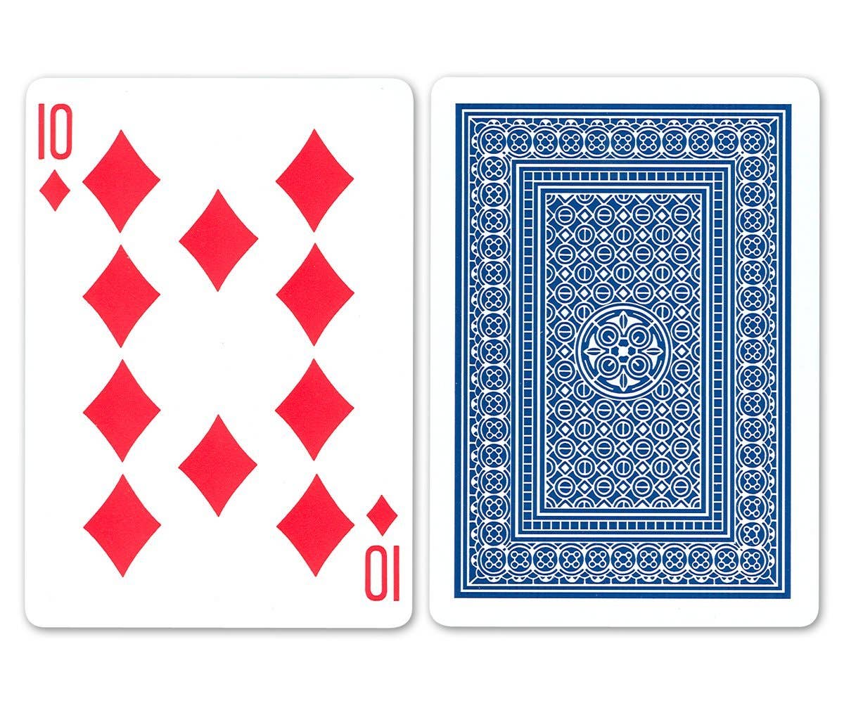 Aviator Pinochle Standard Poker Cards (Blue)