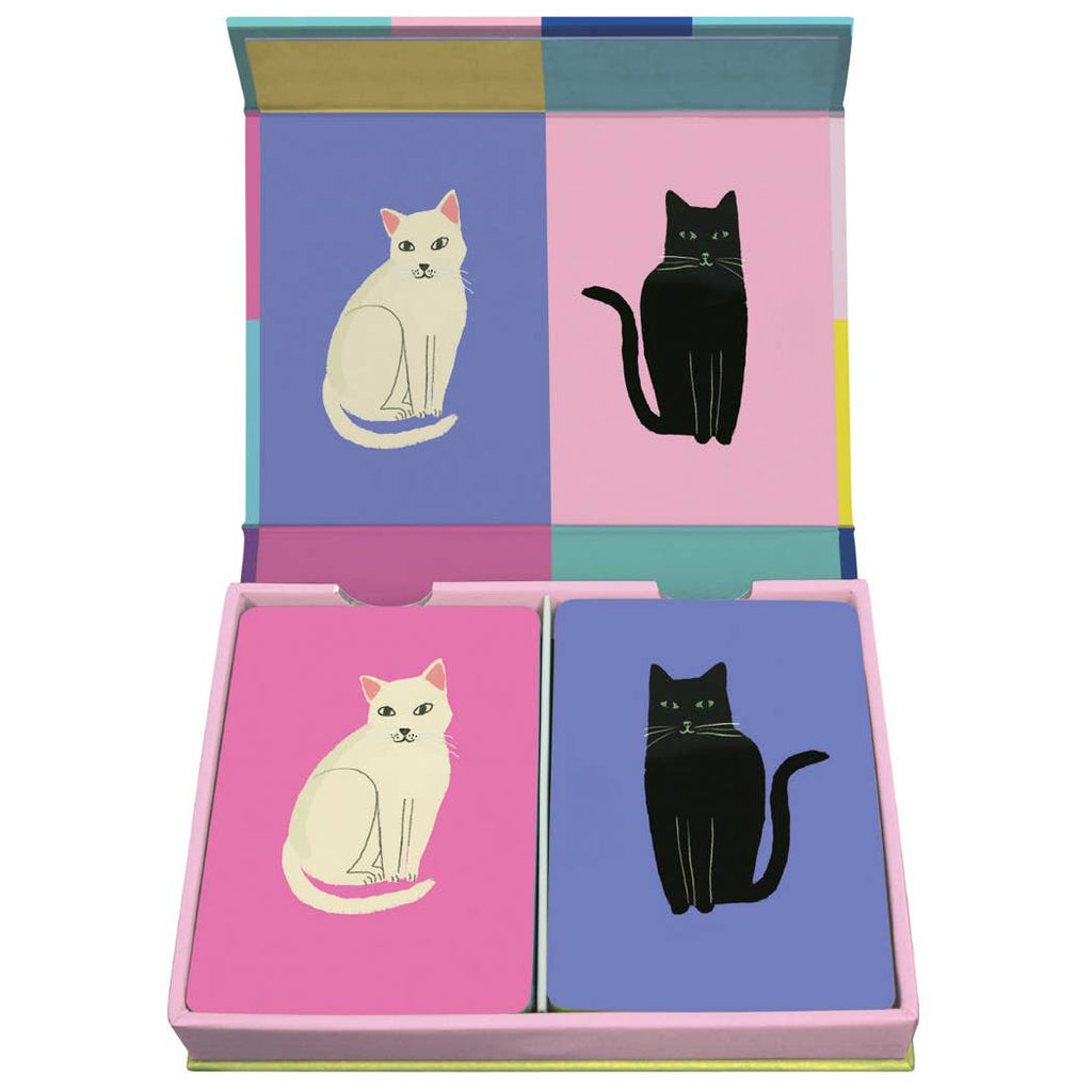 Cat Etiquette Luxury Double Playing Card Set by Roger la Borde