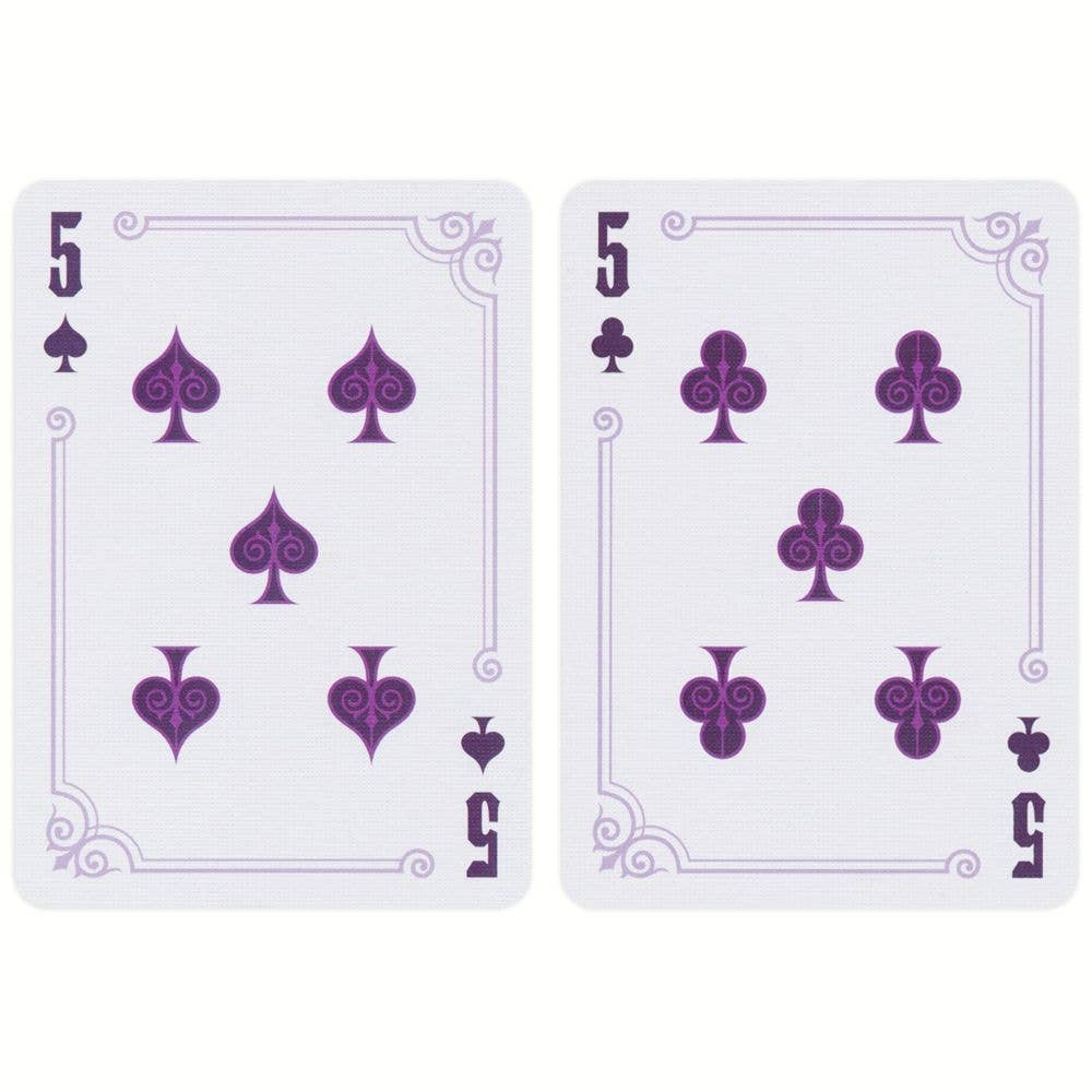 Bicycle Disney Villains Purple Playing Cards