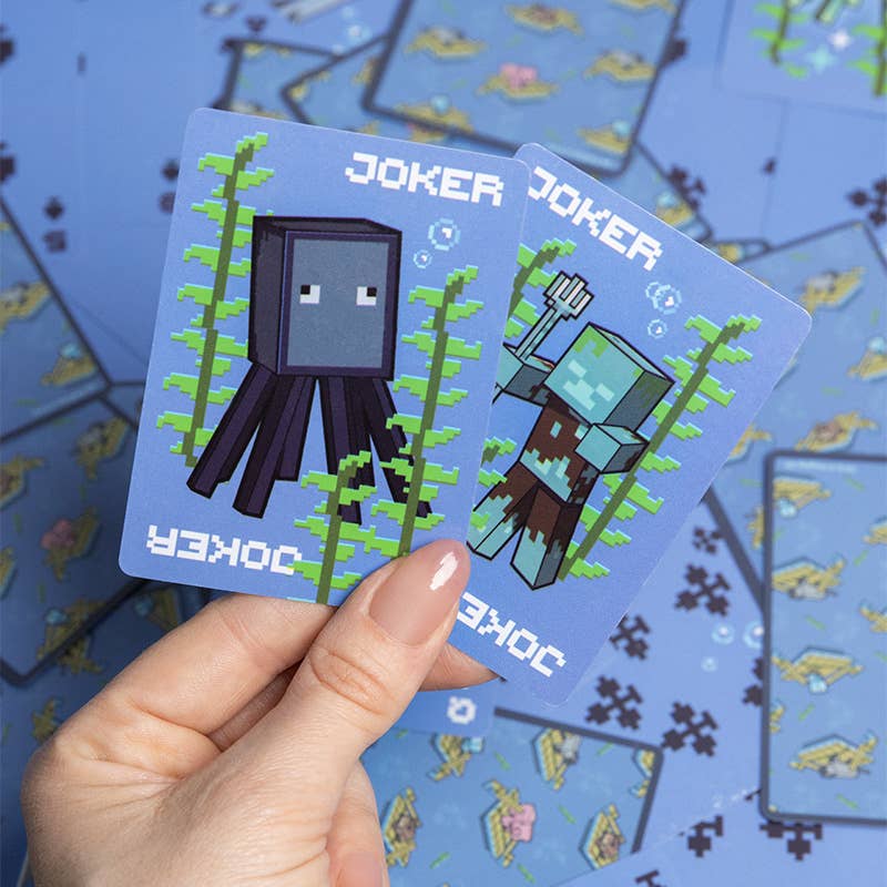 Minecraft Waterproof Playing Cards – Official Deck in Plastic Case