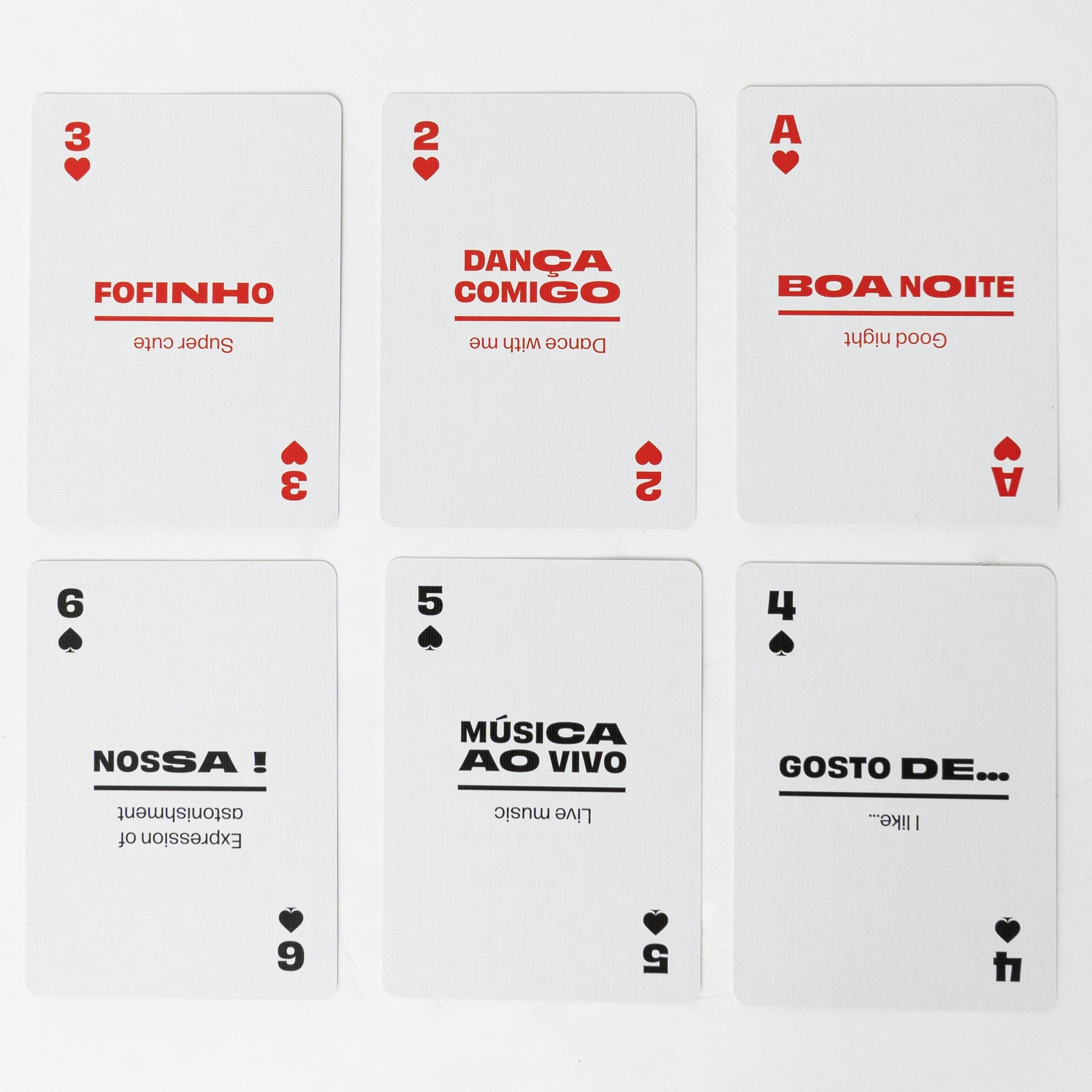 Portuguese Lingo Playing Cards