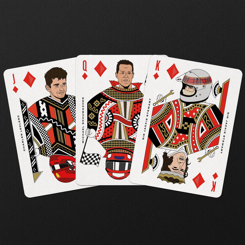 Formula 1 Playing Cards by Boot & Ball
