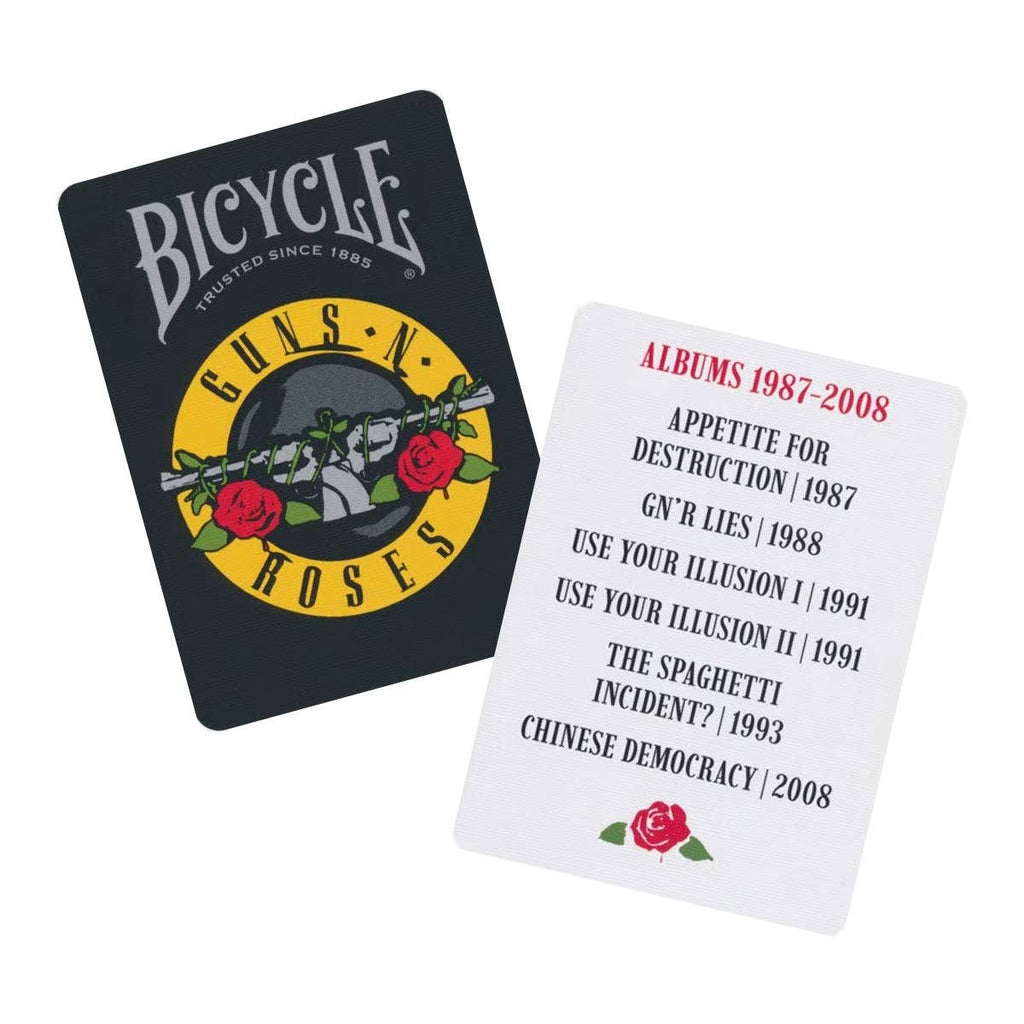 Guns N' Roses Playing Cards Bicycle