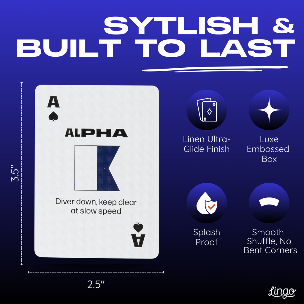 Nautical Lingo Playing Cards