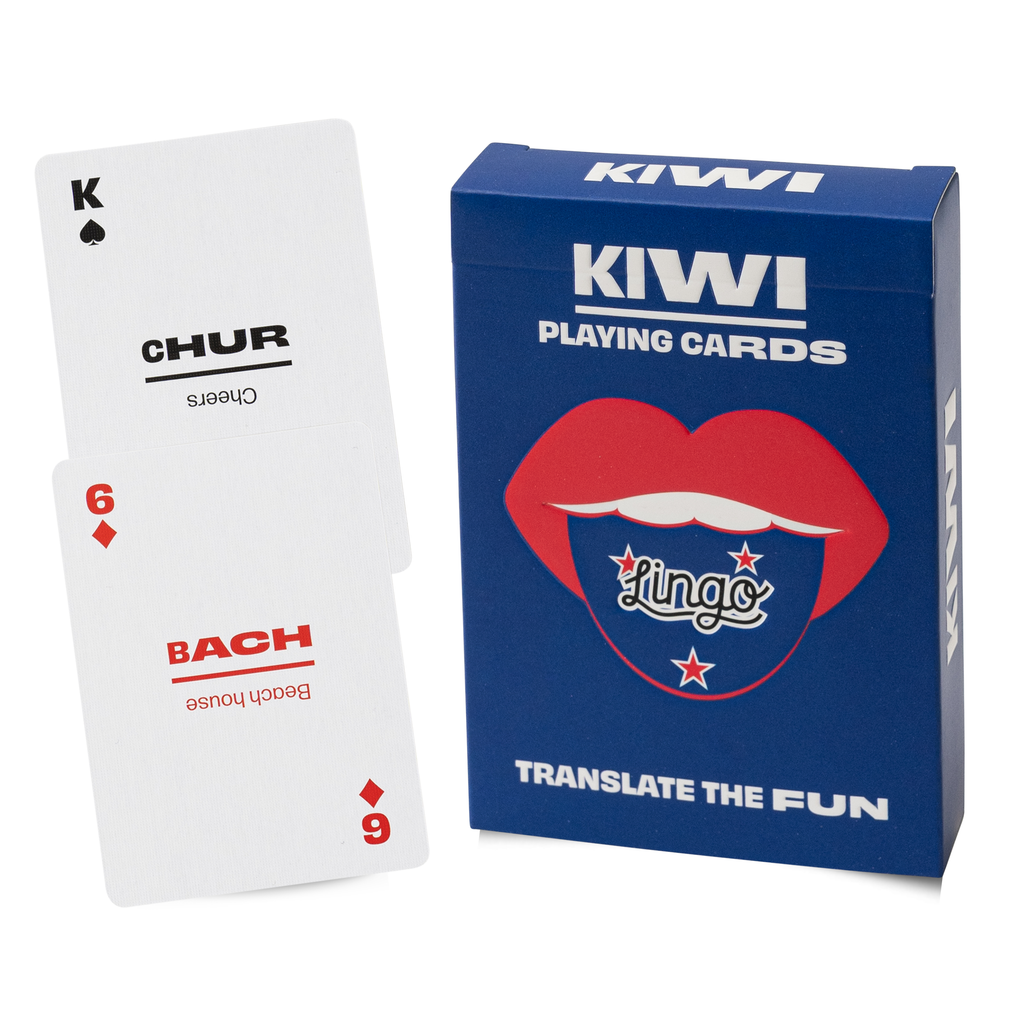 Kiwi Slang Travel Playing Cards