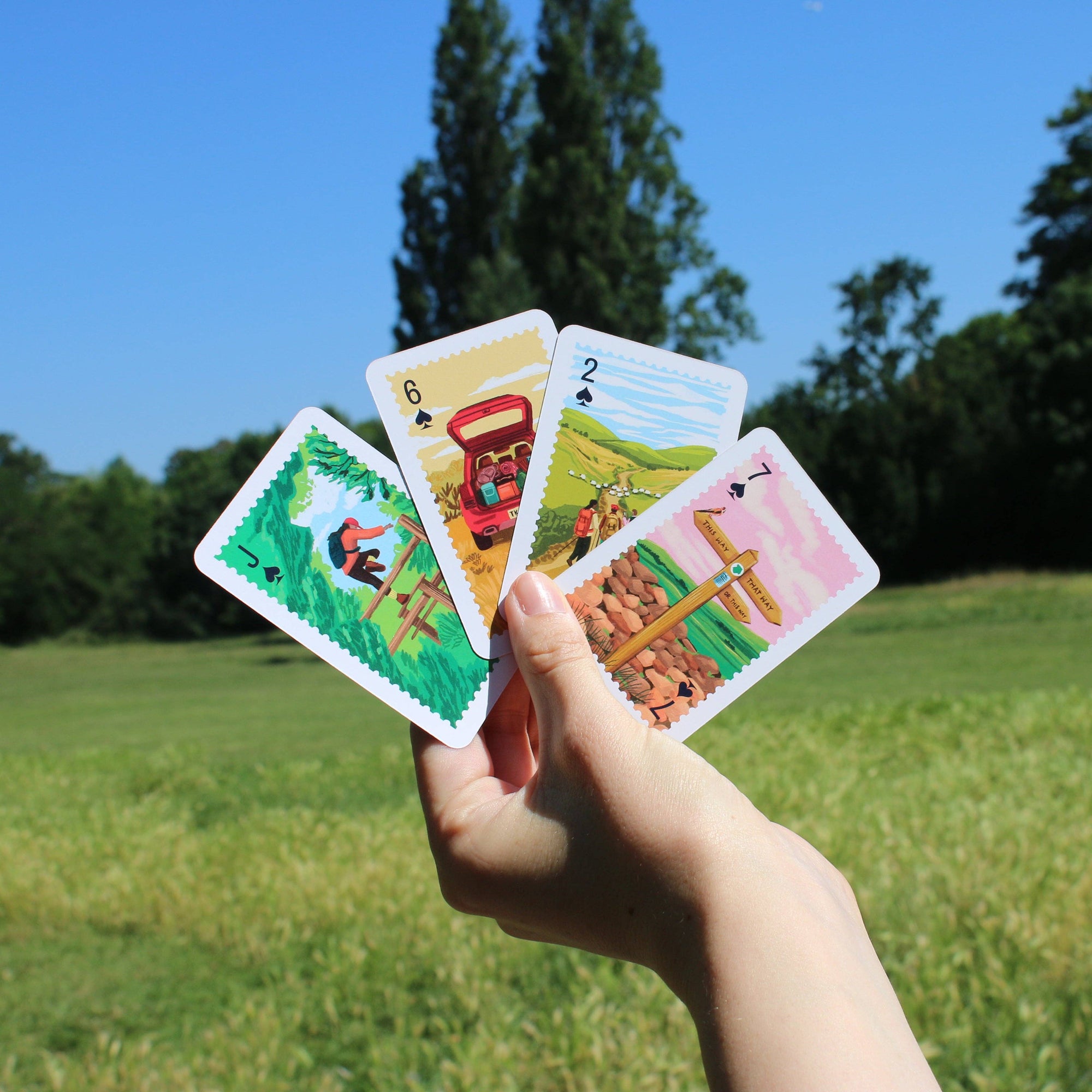Take a Hike Illustrated Playing Cards by Studio Giv