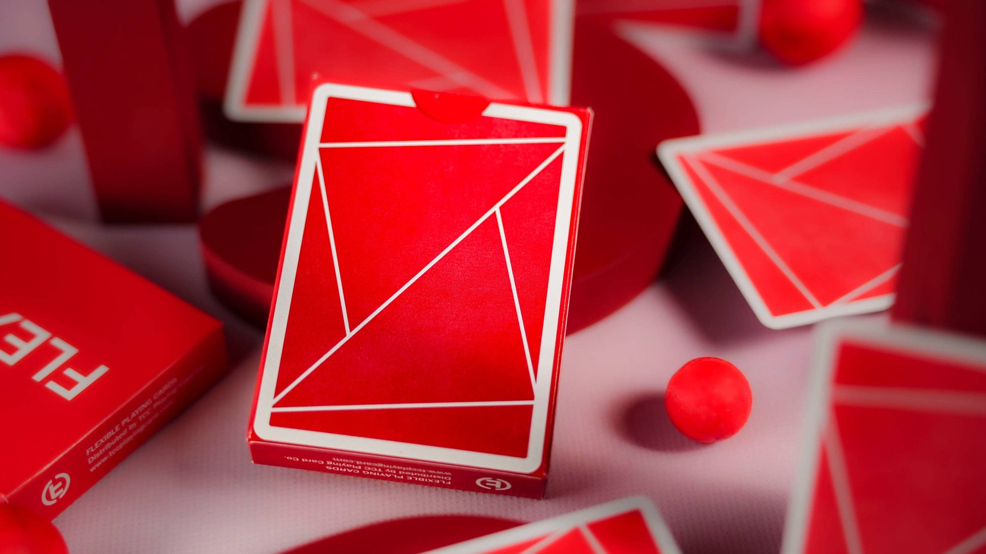 Flexible Playing Cards Red by Vermilion Collection