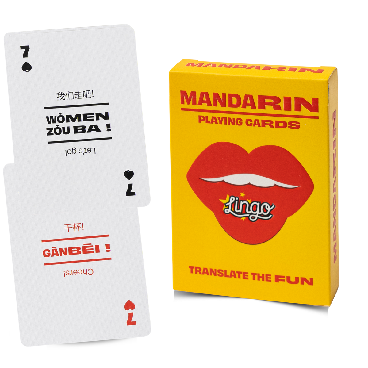 Lingo Mandarin Playing Cards – Learn Mandarin 52 Phrase Deck