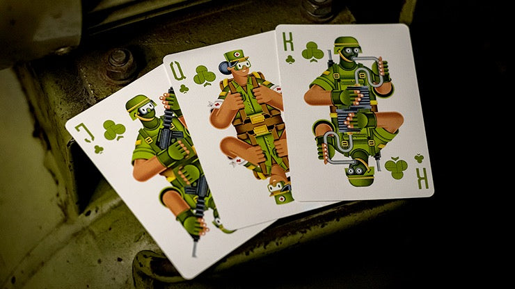 Military Playing Cards by Riffle Shuffle (Limited print 2500 Decks)