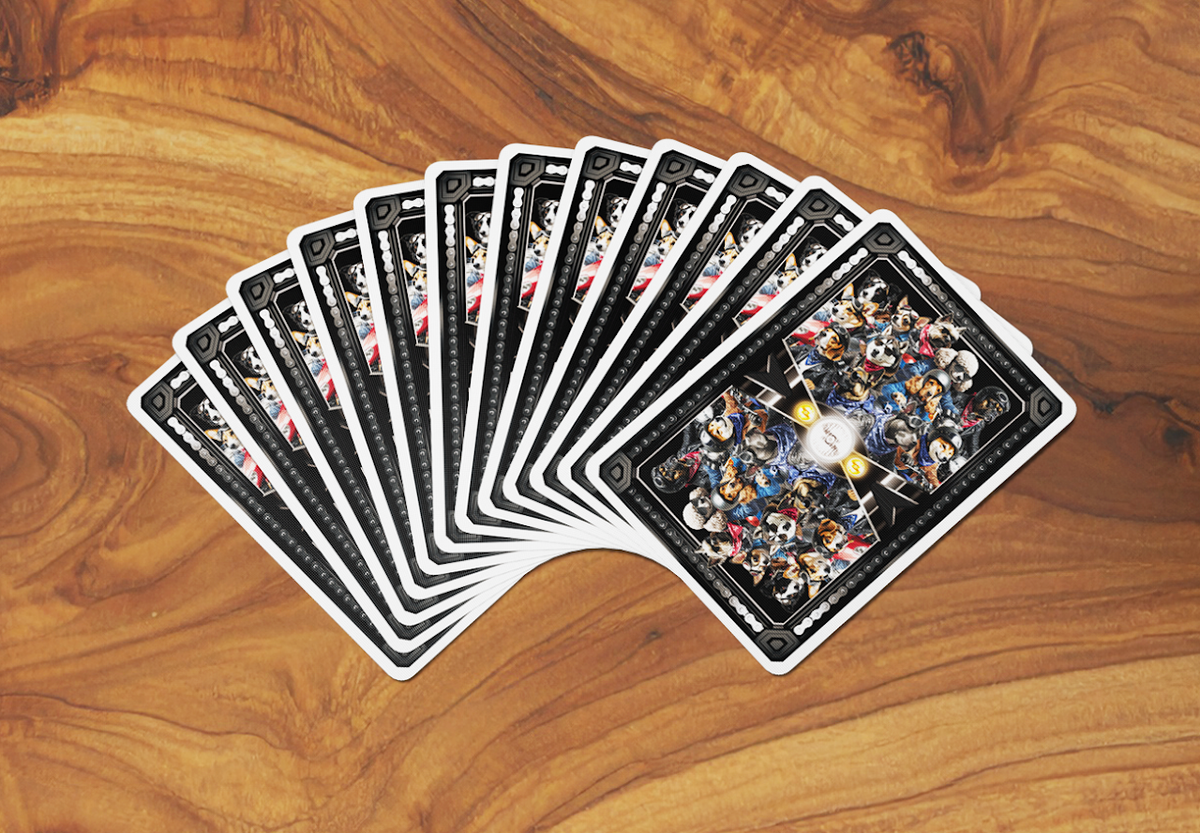 Biker Cats Playing Cards by CPC