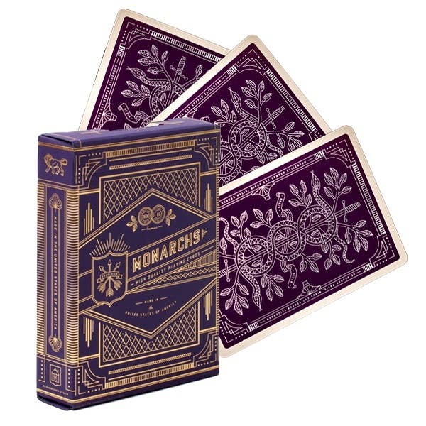 Theory11 Monarchs Purple Playing Cards