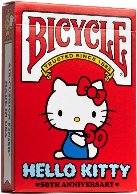 Bicycle Hello Kitty Playing Cards – 50th Anniversary Edition