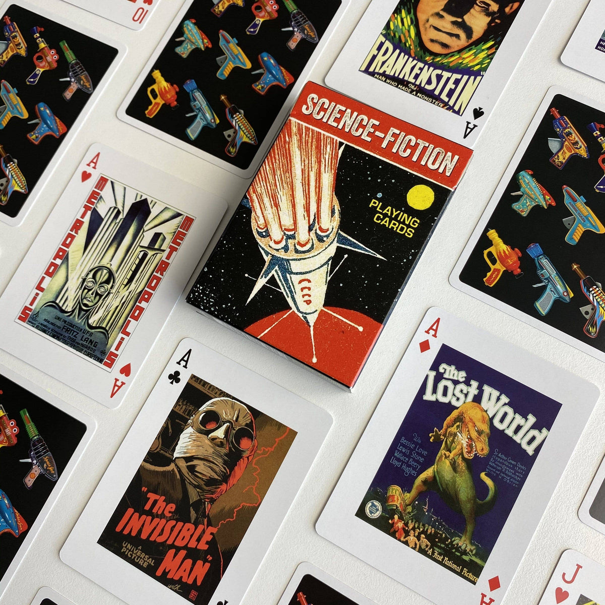 Piatnik Science Fiction Playing Cards – Vintage Sci-Fi Art Deck